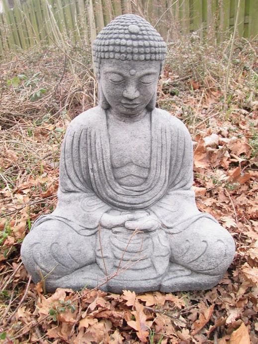 Zittende Boeddha Lotushouding 65x55 cm - Spijkenisse Boeddha