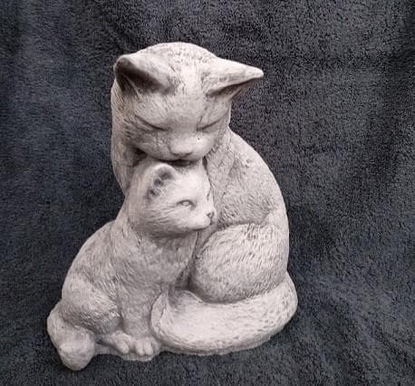 Poes met Kitten 24x24 cm - Spijkenisse Boeddha